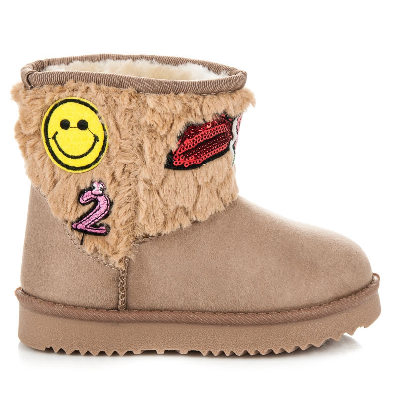 bottes cuir enfant