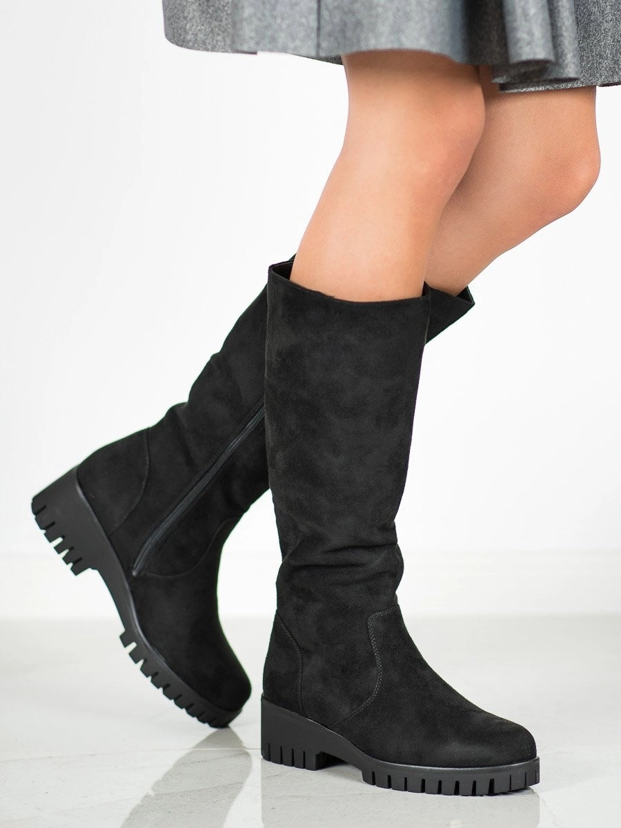 bottes cuir souple