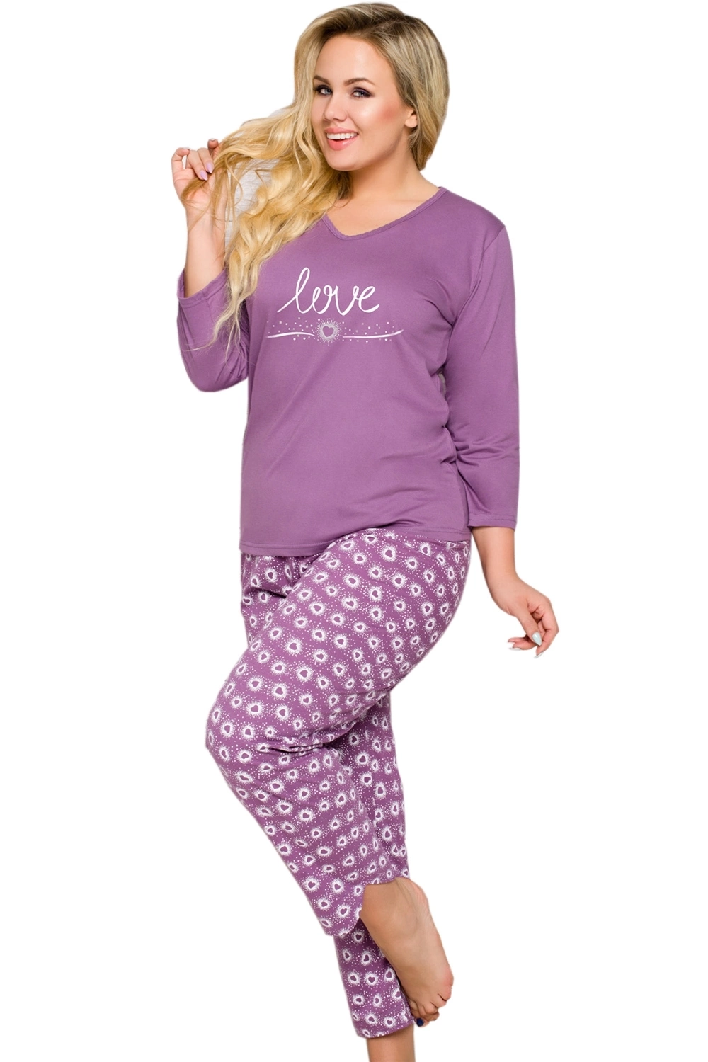 Pyjama femme Felicja 1038 violet AMIATEX.FR
